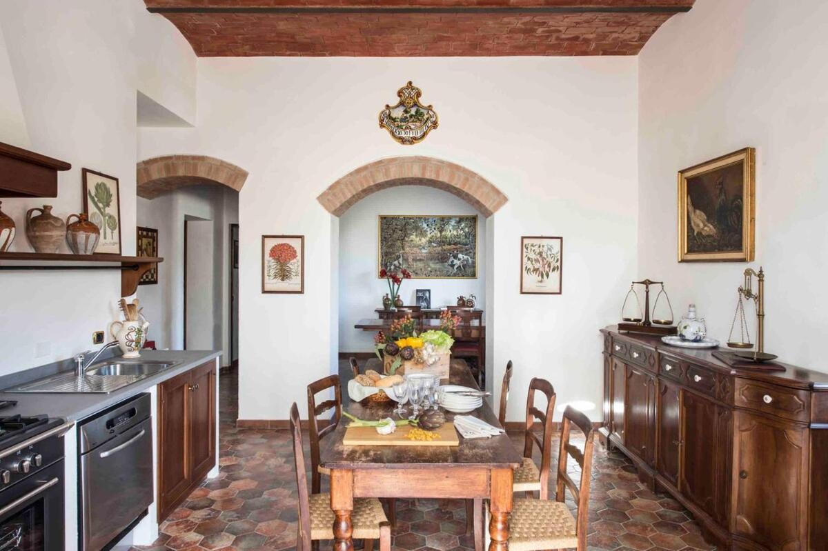 Villa Il Giardinello Montalcino Bagian luar foto