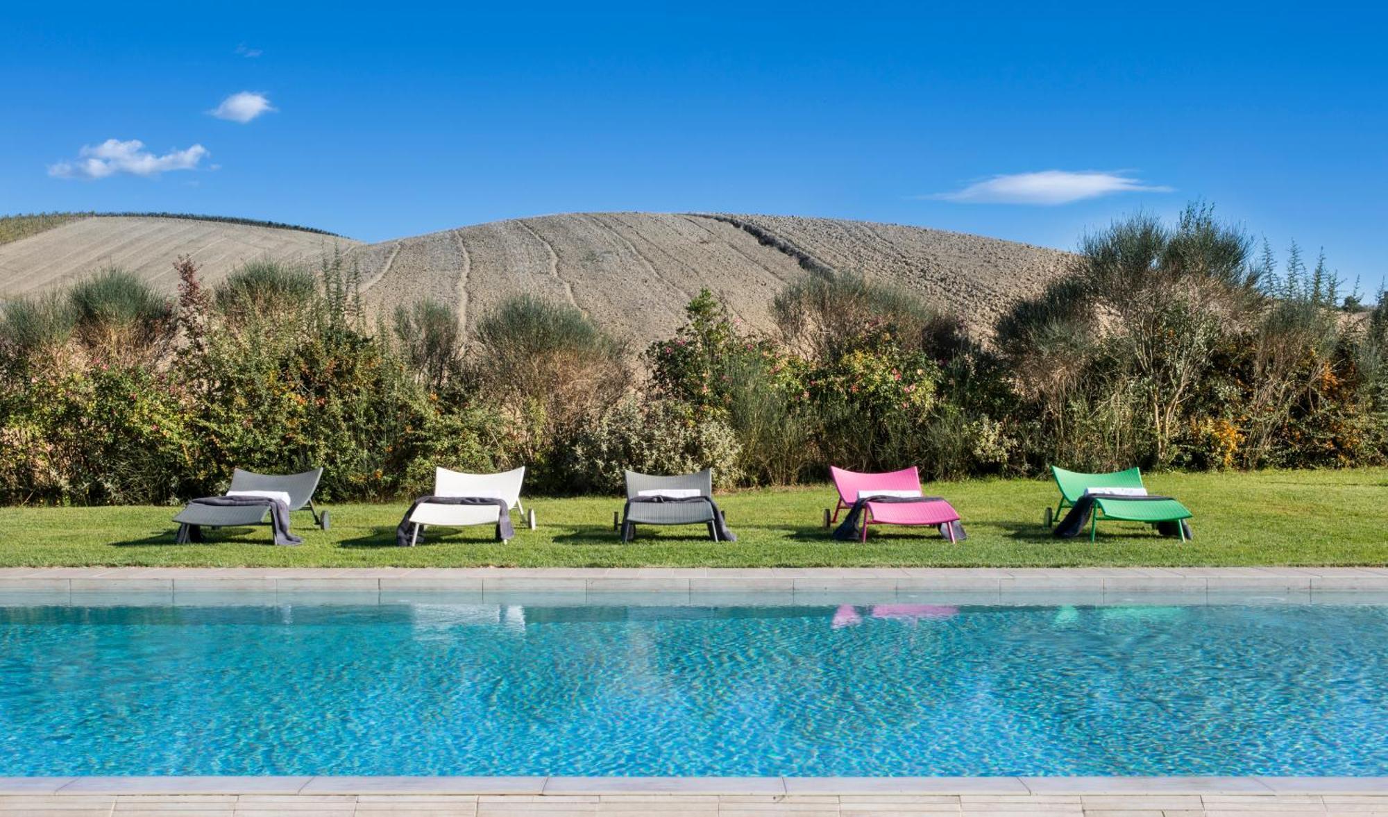 Villa Il Giardinello Montalcino Bagian luar foto