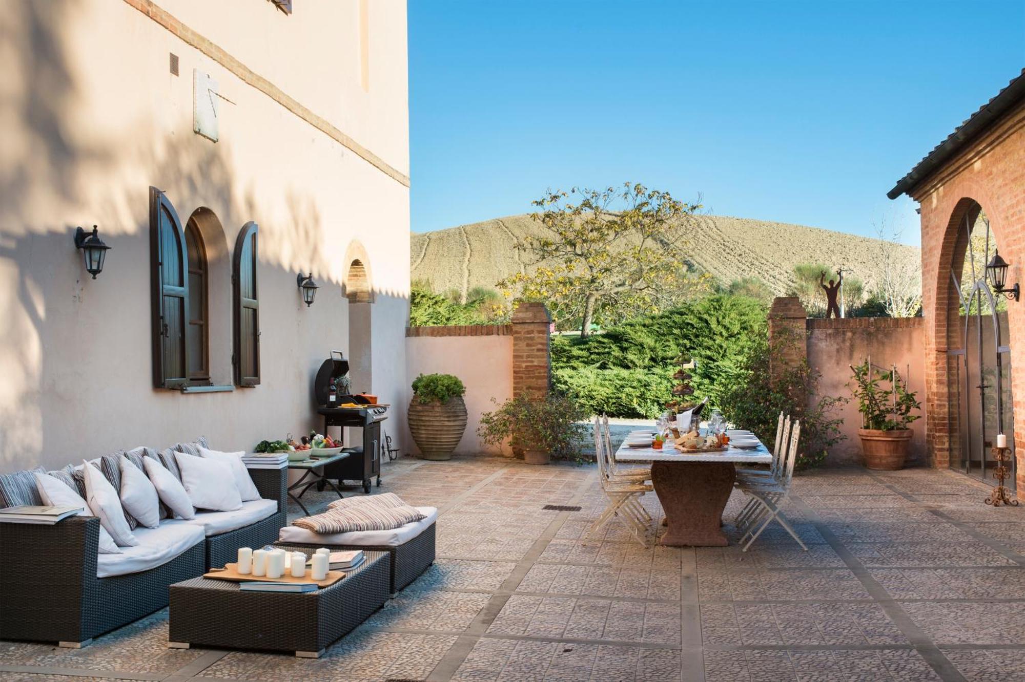 Villa Il Giardinello Montalcino Bagian luar foto