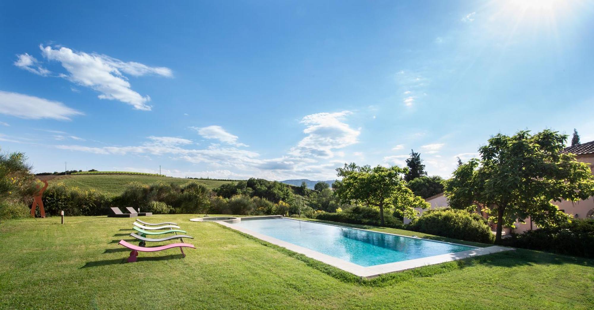 Villa Il Giardinello Montalcino Bagian luar foto