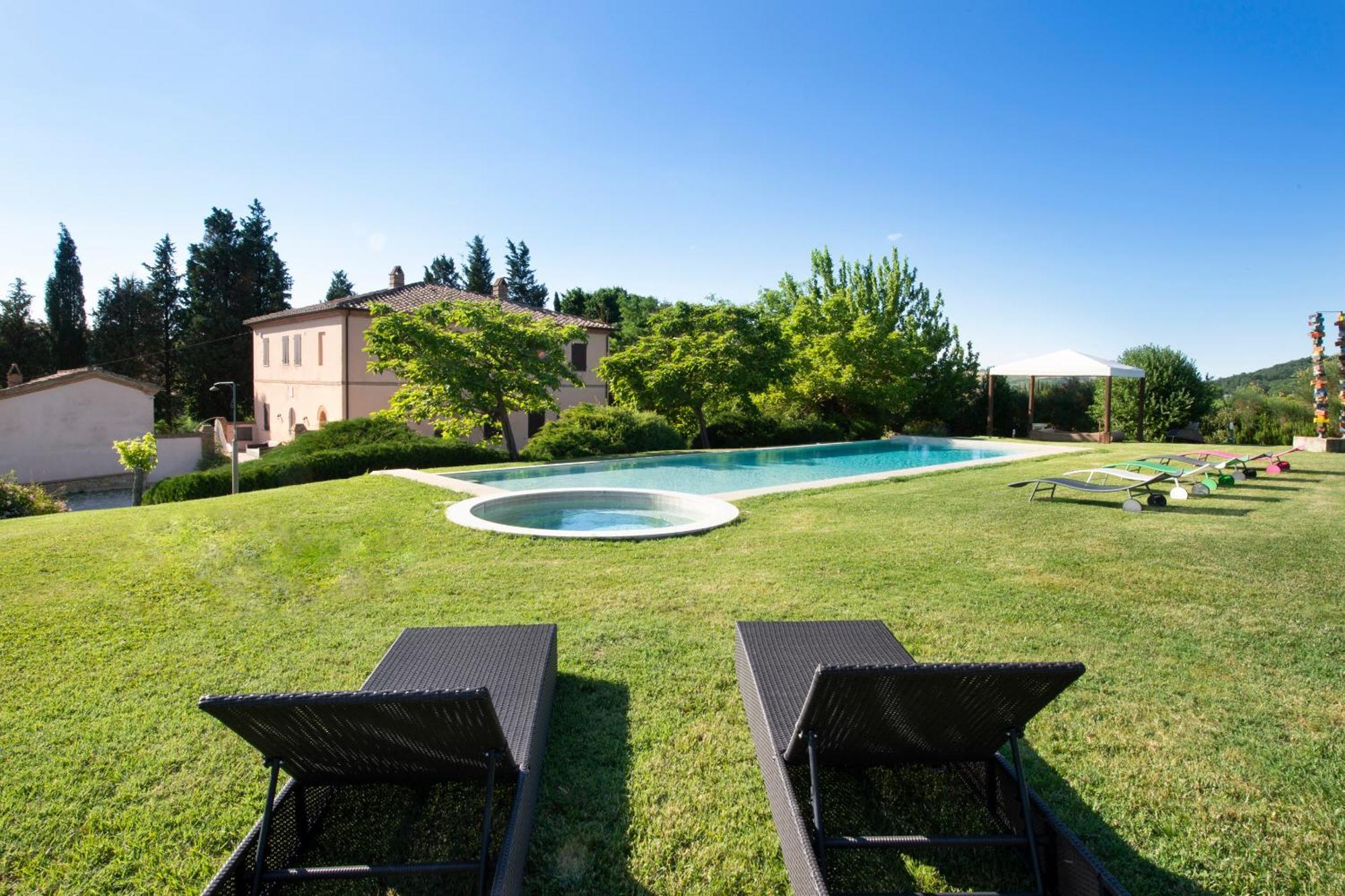 Villa Il Giardinello Montalcino Bagian luar foto